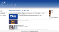 Desktop Screenshot of esg.co.at