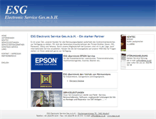 Tablet Screenshot of esg.co.at